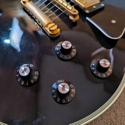 Edwards By ESP Les Paul Custom Black Electric Guitar Duncan Made