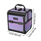 Byootique Makeup Train Case Cosmetic Organizer w/ Mirror Artist Charm — photo 5