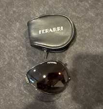 Vintage 1970  s Authentic Ferrari Folding Aviator Sunglasses w Case  Fast Ship 