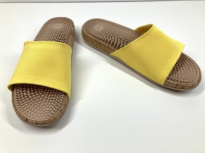 Revs Maree Womens Reflexology Massage Acupressure Sandals Yellow US 8/EU 39/UK 6