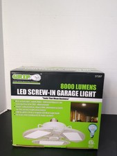 Grip 8000 lumenów LED wkręcane światło garażowe 360 stopni regulowane panele E26 