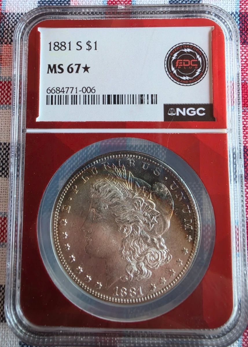 MS 67 Graded 1881 Year Morgan US Dollars (1878-1921) for sale | eBay