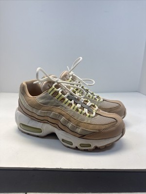 Nike Air Max 95 Womens Size 5 Beige White Gray Athletic Running Shoes Sneakers