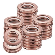 uxcell 50pcs Curtain Grommets, 1-5/7" 42 mm ID Window Curtain Panels Eyelet Rin
