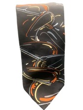 Vintage Men's RM Style Ralph Martin Harley DavidsonTie Neck Tie Necktie