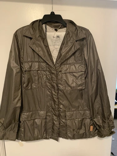 Giacca a vento leggera Coach con gilet trapuntato rimovibile marrone med