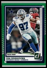 2025 Donruss #253 Osa Odighizuwa Press Proofs green
