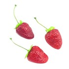  10 Pcs Erdbeer Dekoration Erdbeer-Dekorationen Simulationsfrucht