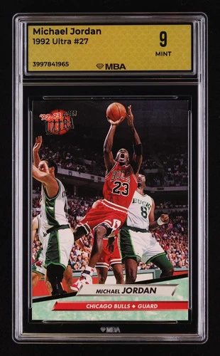 1992 Ultra Michael Jordan #27 MBA 9