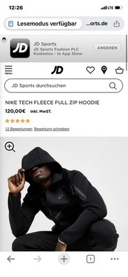 Nike NSW Tech Fleece Herren Jogginganzug Sweatanzug Kapuzenjacke + Jogginghose