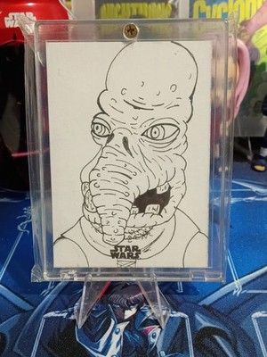 2025 Topps Star Wars Galaxy Watto Sketch Card 1/1 Signed by Anthony Pietszak