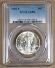 1946-S WALKING LIBERTY HALF DOLLAR PCGS AU58 953304
