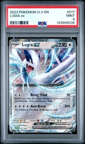 2023 POKEMON CLV-CLASSIC VENUSAUR & LUGIA EX DECK #017 LUGIA EX PSA 9