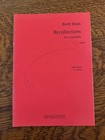 Brett Dean Recollections for Ensemble - New score - FREE SHIPPING! — photo 1