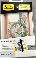 OtterBox iPhone 16 Pro Symmetry Series Case W/ MagSafe Peachy Bloom 77-97193