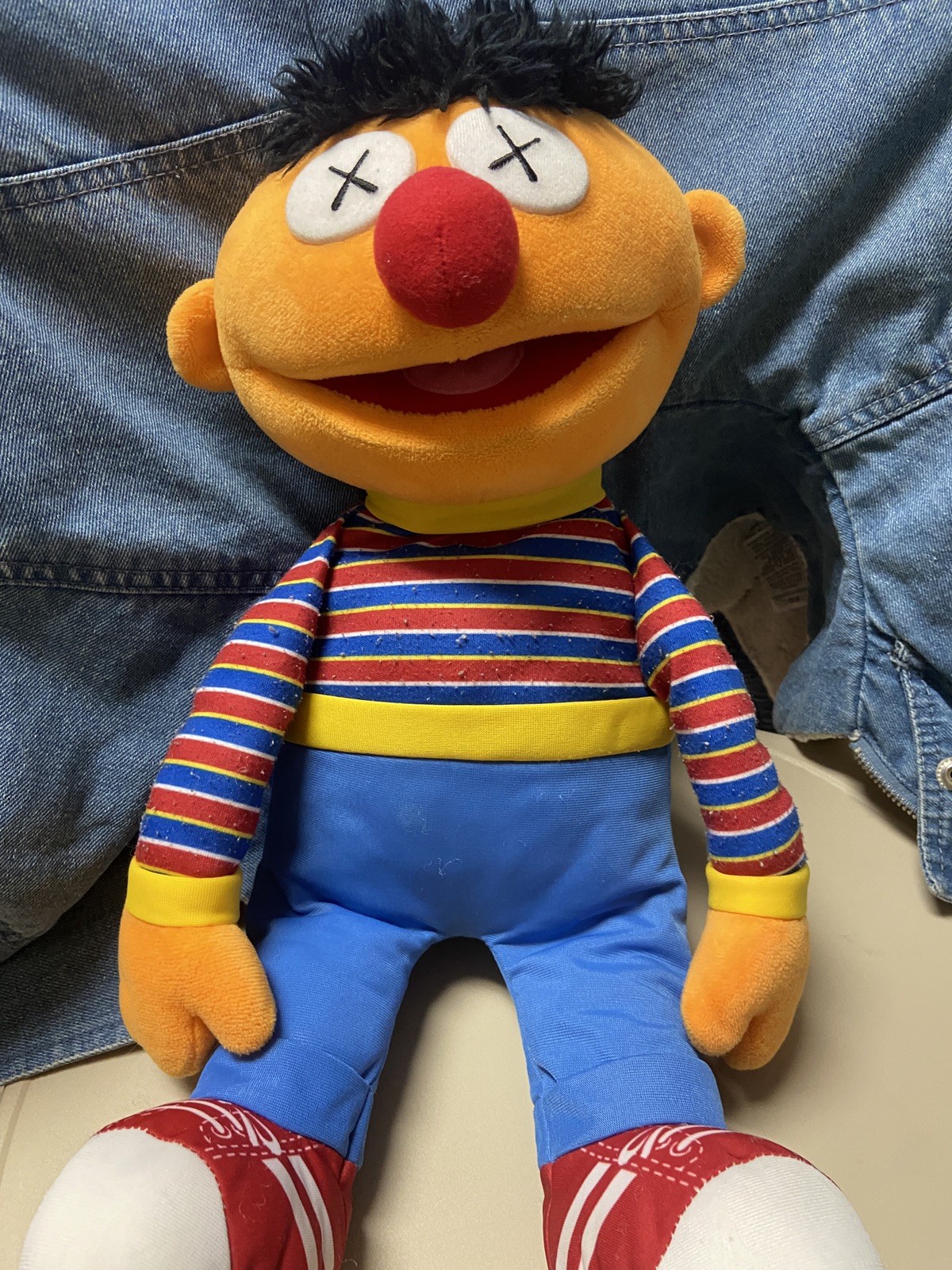 UNIQLO Kaws Sesame Street Plush Doll Toy Ernie US Seller New NO TAGS