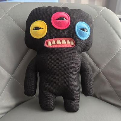 Fuggler Labor Misfits Annoyed Alien Plüsch 9 Zoll schwarz 3 Augen Monsterzähne