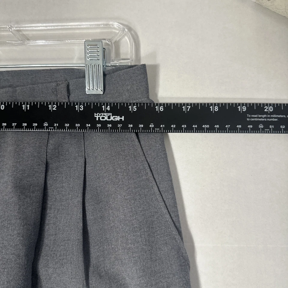 Pantalones de vestir Sears Roebuck vintage gris mezcla de lana pantalones clásicos retro holgados Foto 4 de 4