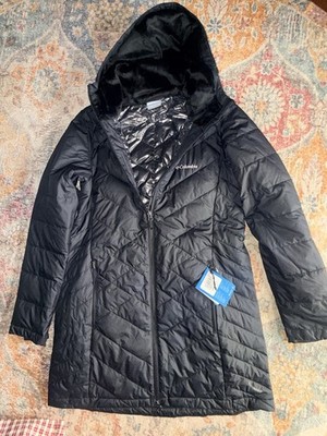 Columbia Heavenly Long  Jacket - Black NWT Size LARGE