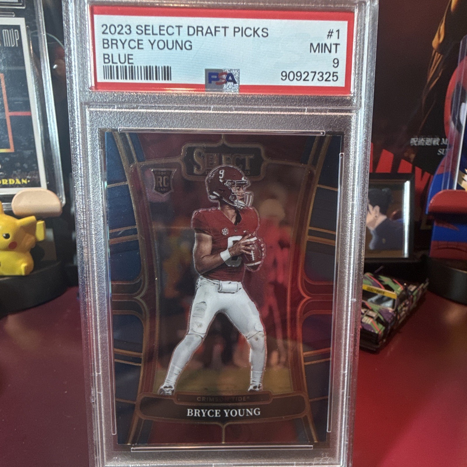 2023 Panini Select Draft Picks - Bryce Young #1 Blue (RC) PSA 9