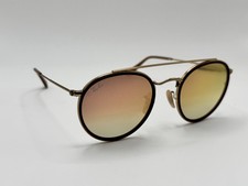 Ray Ban RB3647-N 001/7O Gold/Pink Mirror Lenses Sunglasses Italy READ DISCR