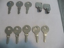10 Different Bulk Vending Keys fit multiple machines SSF,  1800, LYPC, V-line