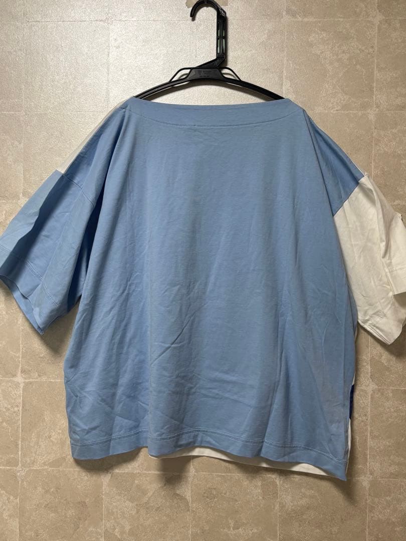 Marni x Uniqlo Floral Oversized T-Shirt Blue New thumbnail 2