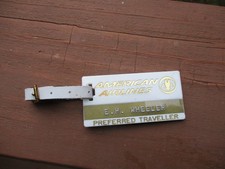Vintage American Airlines Luggage Baggage Tag