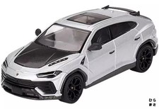 1/64 Scale Lamborghini Urus Performante Grigio Nimbus Grey LHD Mini GT Miniature