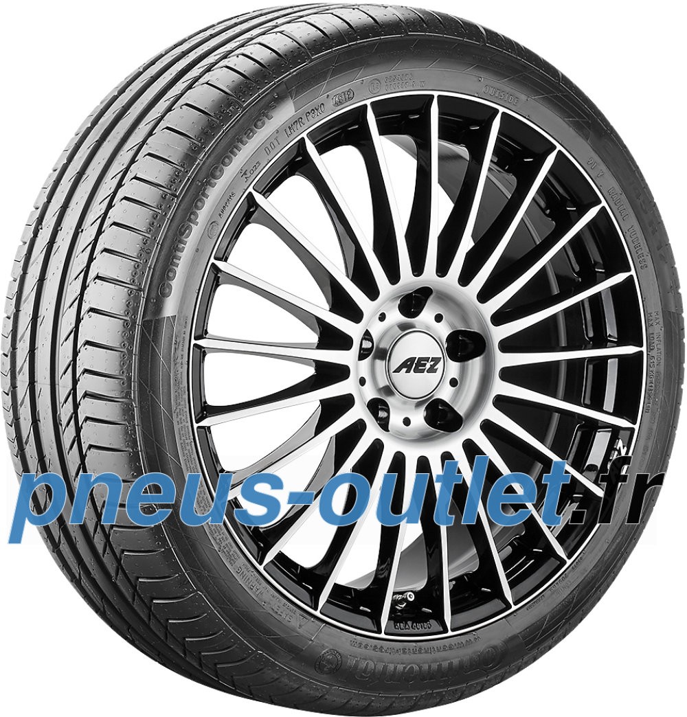 Continental ContiSportContact 5 235/55 R19 101Y N0 élimine les risques d'aquaplaning