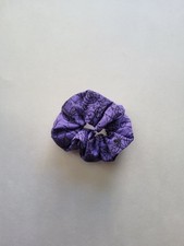 Handmade Halloween Spider Scrunchie