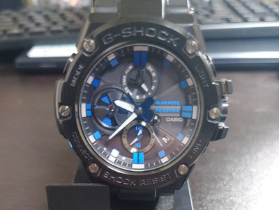 Casio Watch G-SHOCK G-steel Blue Note Records Collaboration Model