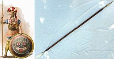 Greek Phalanx Hoplite Dory Doru Iron Spear Spartan Macedonian Brass Butt Spike