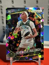 2025 Panini Prizm WNBA Dominique Malonga Cracked Ice Seattle Storm #116
