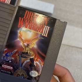 Dragon Warrior III 3 Nintendo NES Box Manual Map Complete CIB Clean & Exc Cond