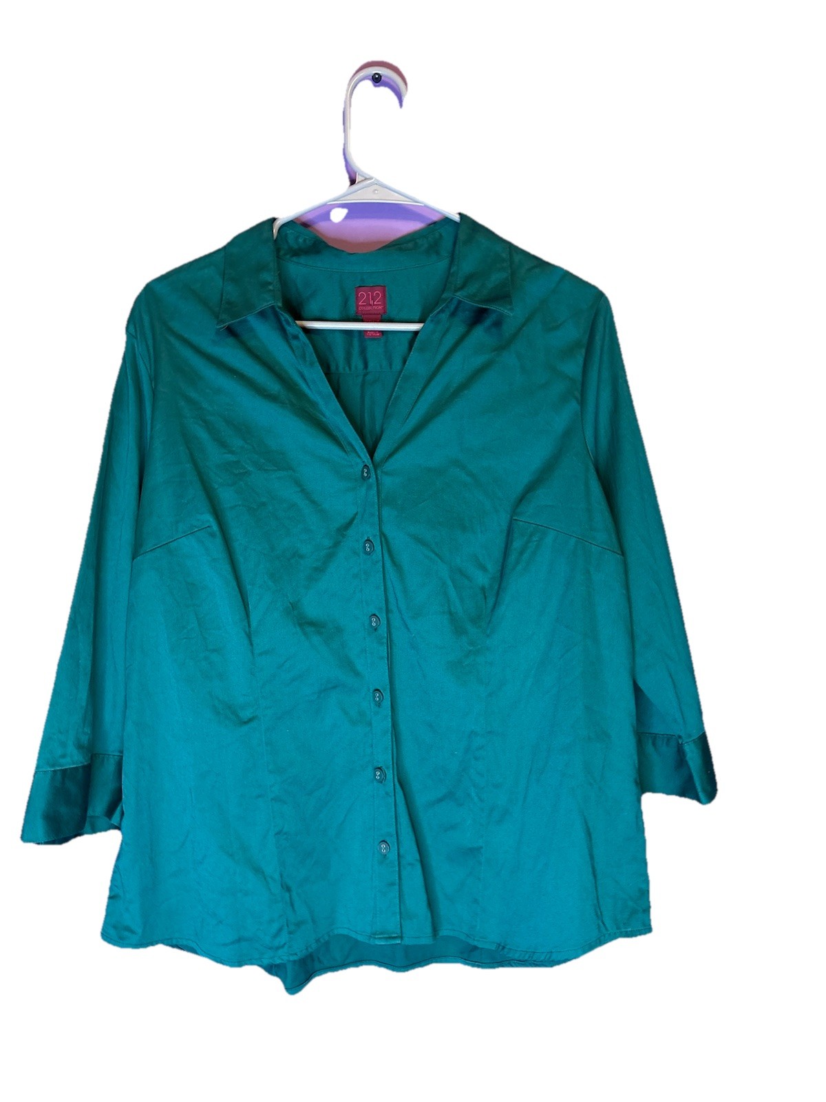 212 Collection Woman’s Button Down Collared Shirt… - image 1