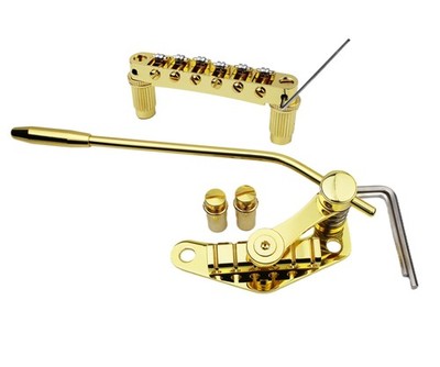 Guitar Bridge Stop Bar Tailpiece Tremolo TM85 and GM005 Tune-O-Matic Roller S...