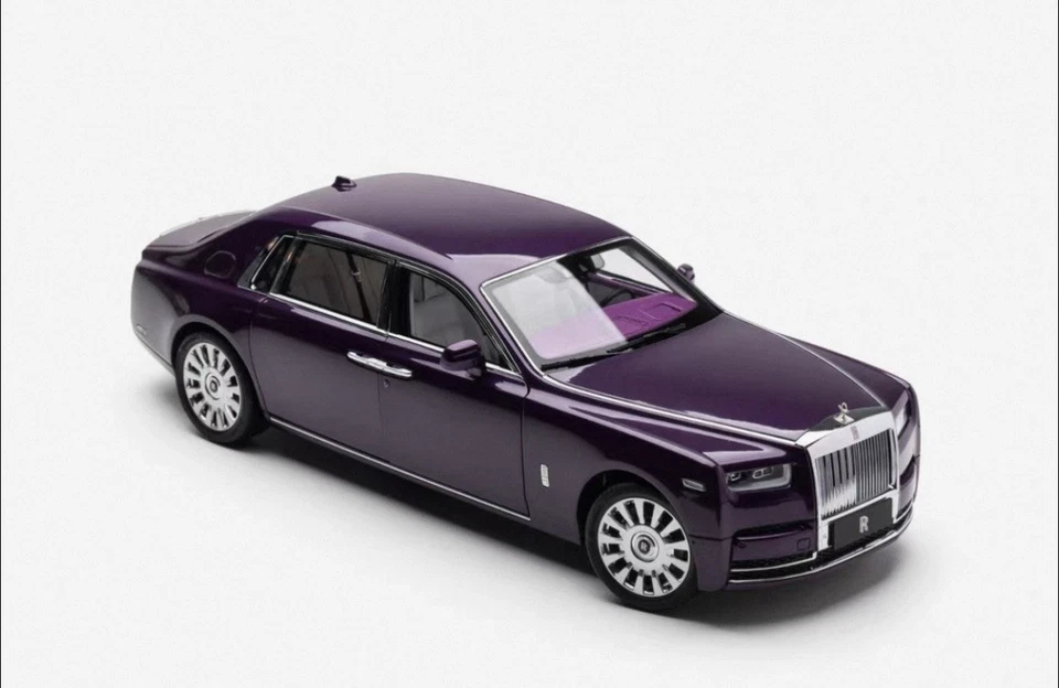 1/18 Rolls-Royce Phantom VIII Purple Diecast Limited 249 PC Dealer Edition - Image 2 of 4