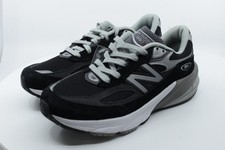 NWOB Women's New Balance 990v6 Made in USA Black/Silver W990BK6 Size 7.5