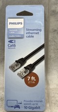 Philips 7' Cat6 Ethernet Cable - Black