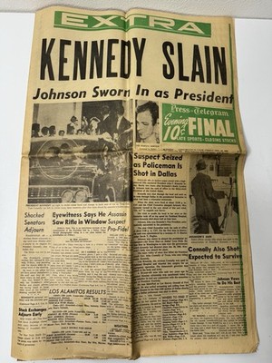 Press-Telegram Nov 22 1963 Kennedy Slain Evening Final