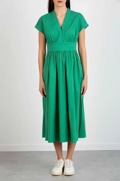 Women Marella Dress Green Cotton S
