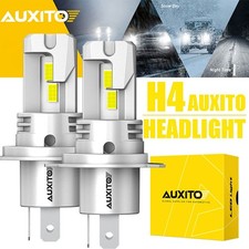 2X H4 Headlight Globe LED Light 6500K High Low Beam Replacement White 30000LM A