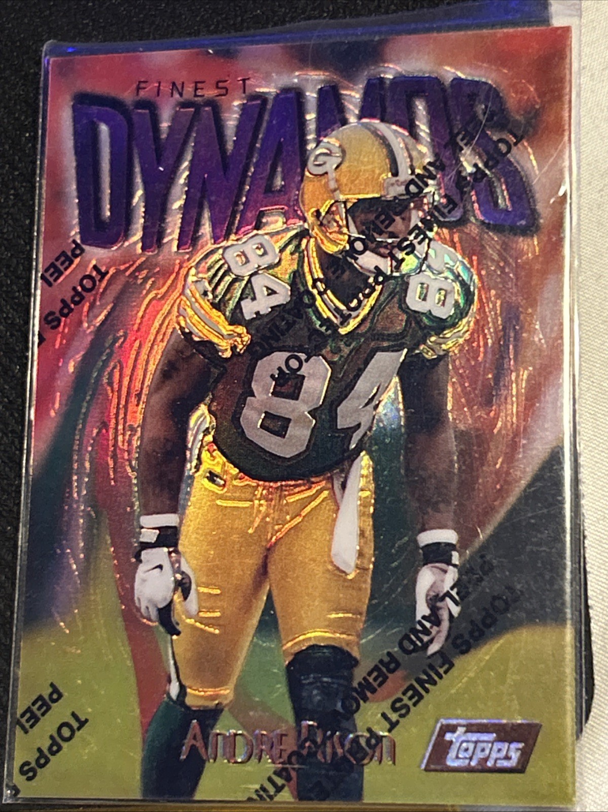 1997 Topps Finest - Andre Rison #95 Refractor