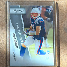Panini 2010 Prestige Julian Edelman #197 New England Patriots ROOKIE CARD. rookie card picture