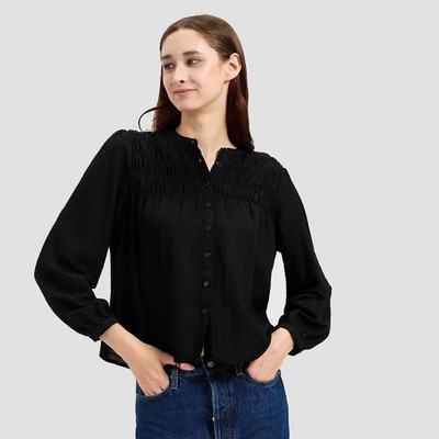 Women's Long Sleeve Button-Down Shirt - Universal Thread SIZE XL