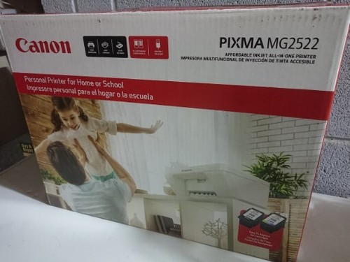 Canon PIXMA MG2522 Wired All-in-One Color Inkjet Printer w/ INK USB Cable