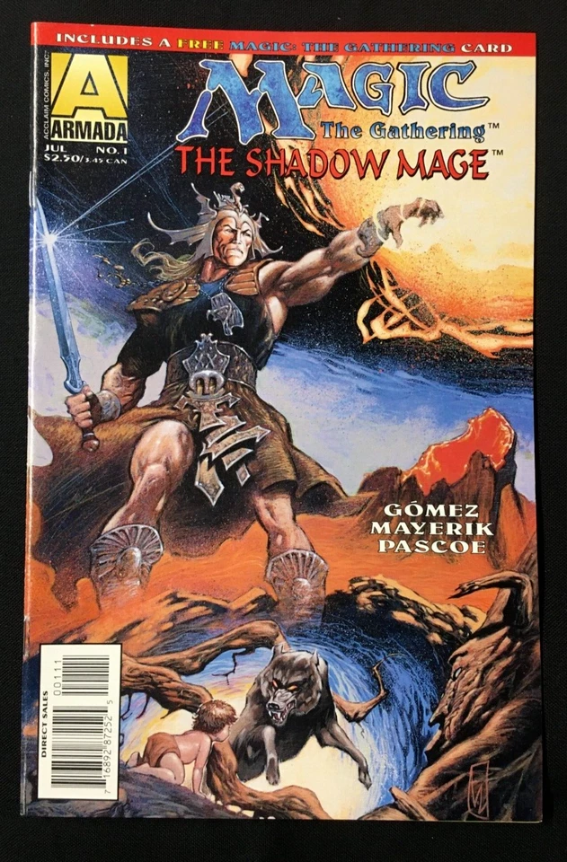 Magic The Gathering SHADOW MAGE 1 TARJETA DE COLECCIÓN BOLA DE FUEGO PROMOCIÓN RARA VALIENTE VISTA GRATUITA Foto 2 de 4