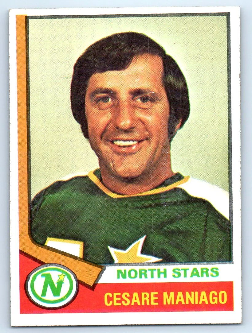 1974-75 Topps #26 Cesare Maniago Minnesota North Stars