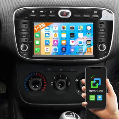 RACRDO Per Fiat Punto 10-16/Linea 12-15 1+32G 6.2" Autoradio Android 13 GPS Navi FM RDS